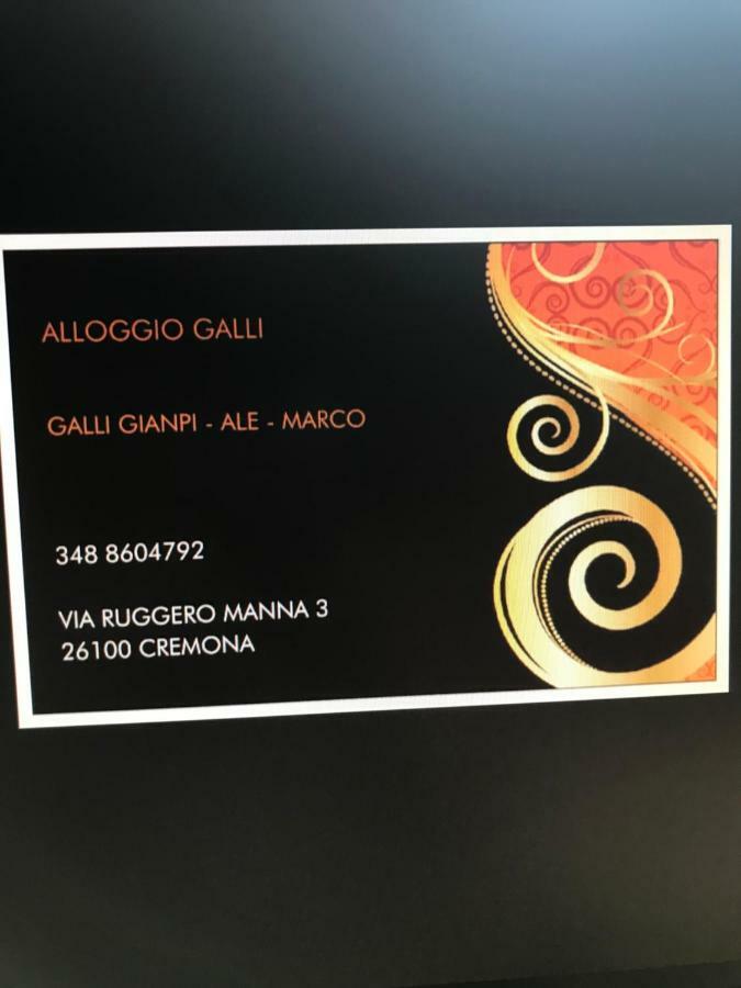 Alloggio Galli Cremona Esterno foto